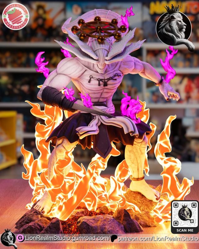 【咒术回战】魔虚罗 LionRealm Studio - Jujutsu Kaisen-3D合纵社-3D打印模型STL格式3mf格式免费下载！