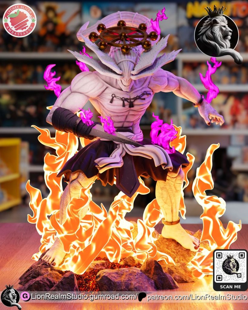 【咒术回战】魔虚罗 LionRealm Studio – Jujutsu Kaisen-3D合纵社-3D打印模型STL格式3mf格式免费下载！