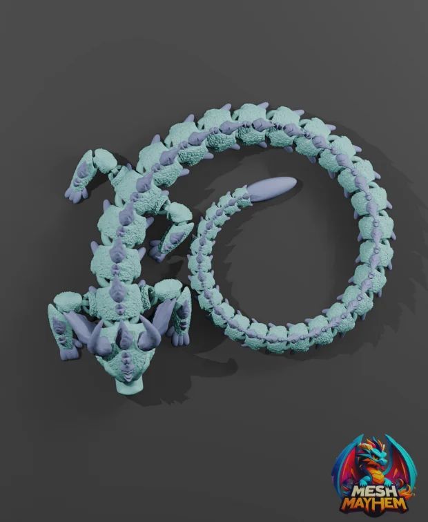 图片[3]-蓝晶石龙-3D合纵社-3D打印模型STL格式3mf格式免费下载！