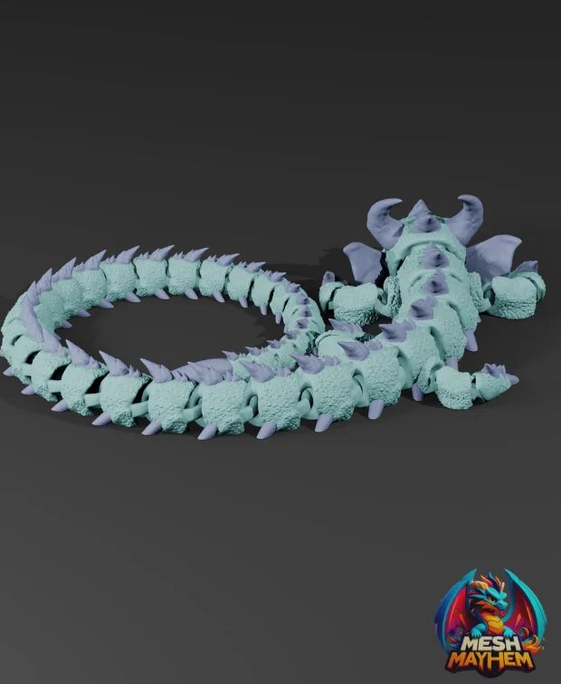 图片[2]-蓝晶石龙-3D合纵社-3D打印模型STL格式3mf格式免费下载！