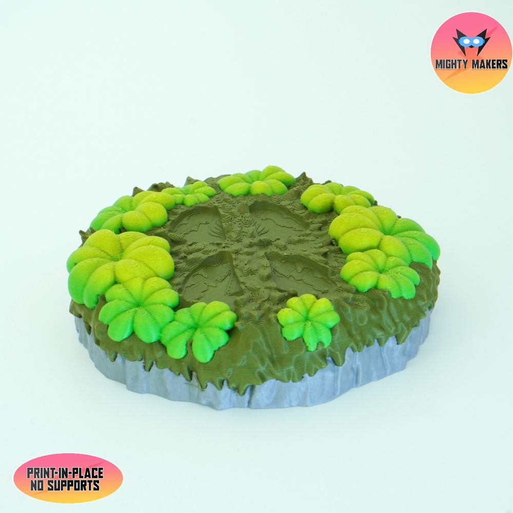 图片[2]-可动四叶草龙MightyMakers- Flexi Clover Leaf Dragon-3D合纵社-3D打印模型STL格式3mf格式免费下载！