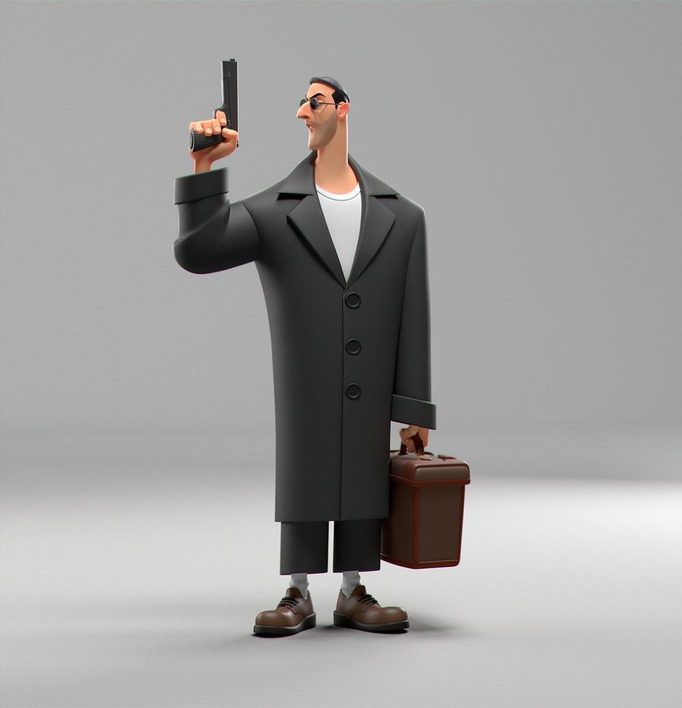 图片[4]-这个杀手不太冷】莱昂和玛蒂尔达-3D合纵社-3D打印模型STL格式3mf格式免费下载！