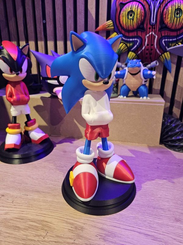 索尼克Sonic Multiparts-3D合纵社-3D打印模型STL格式3mf格式免费下载！