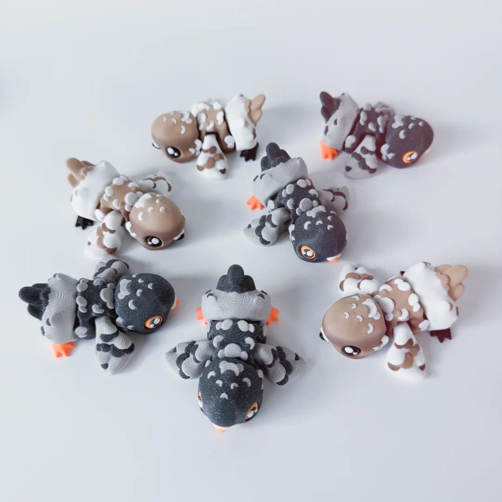 图片[2]-小鸟和鸟舍Pigeon_and_Post_box-3D合纵社-3D打印模型STL格式3mf格式免费下载！