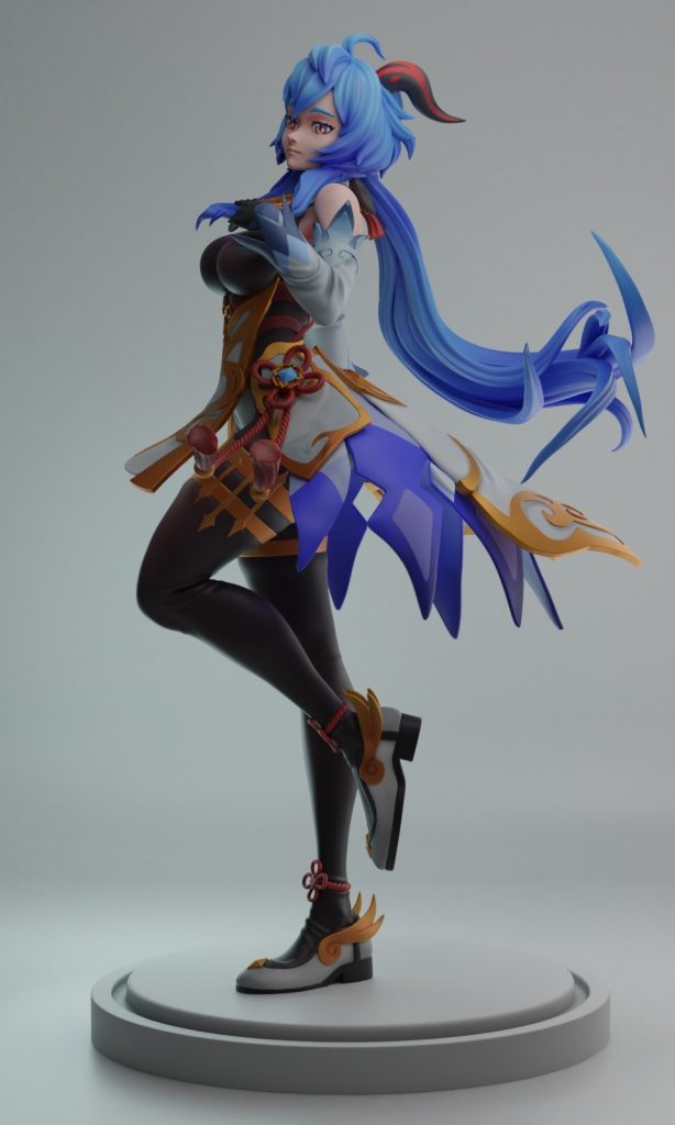 图片[2]-甘雨-3D合纵社-3D打印模型STL格式3mf格式免费下载！