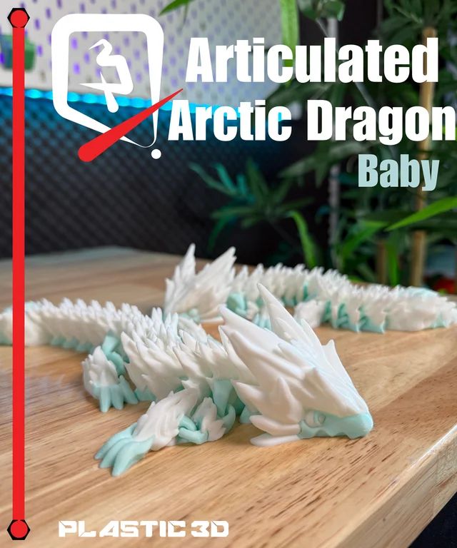 图片[4]-北极龙Elder Articulated Arctic Dragon-3D合纵社-3D打印模型STL格式3mf格式免费下载！
