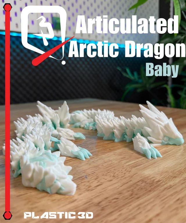 图片[2]-北极龙Elder Articulated Arctic Dragon-3D合纵社-3D打印模型STL格式3mf格式免费下载！