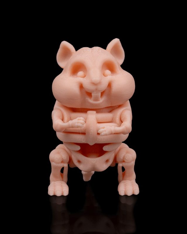 骨架仓鼠Skeleton Hamster-3D合纵社-3D打印模型STL格式3mf格式免费下载！