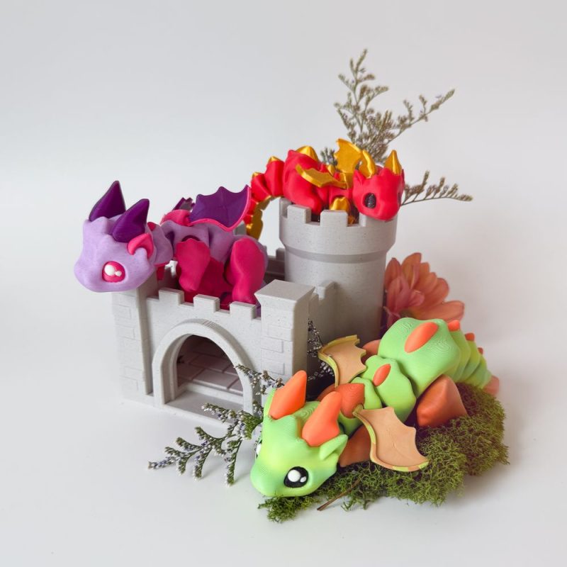 飞龙Little_dragon-3D合纵社-3D打印模型STL格式3mf格式免费下载！