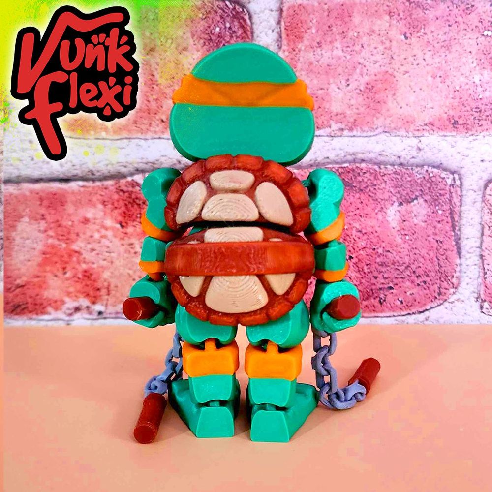 图片[3]-【忍者神龟】米开朗基罗teenage_mutant_ninja_turtles_michelangelo-3D合纵社-3D打印模型STL格式3mf格式免费下载！