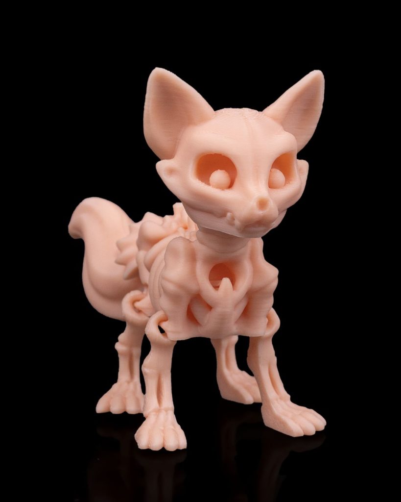 骨架狐狸Zorro esqueleto-3D合纵社-3D打印模型STL格式3mf格式免费下载！