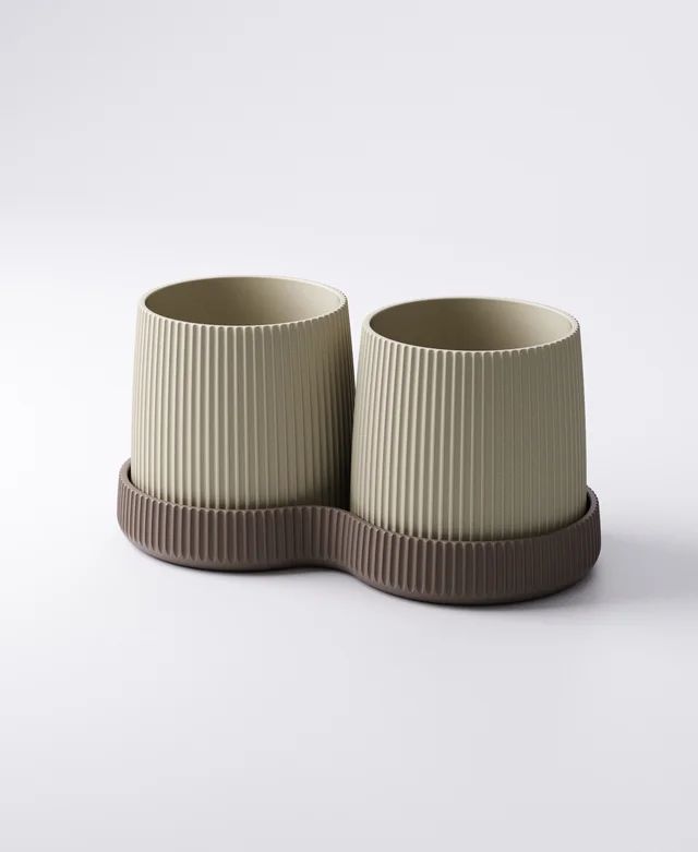 图片[3]-多肉花盆Duo Planter Type 4 @Print3DWorld-3D合纵社-3D打印模型STL格式3mf格式免费下载！