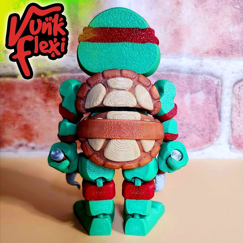 图片[3]-【忍者神龟】拉斐尔-3D合纵社-3D打印模型STL格式3mf格式免费下载！