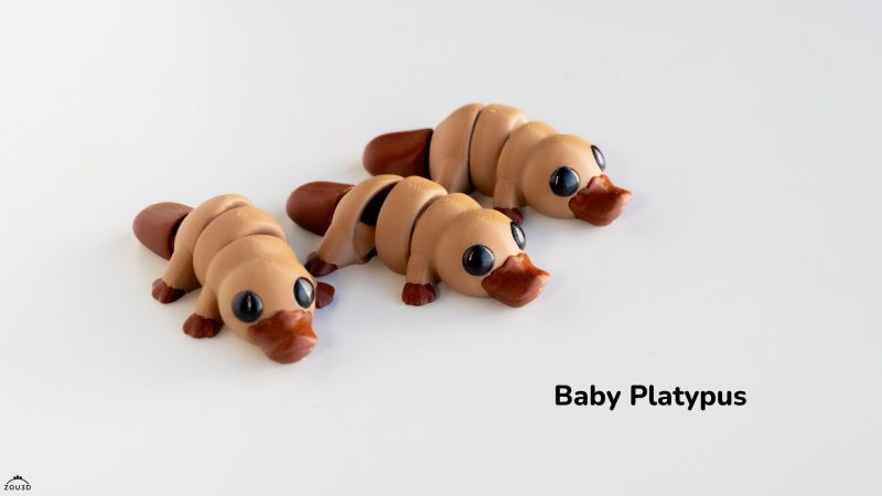 鸭嘴兽Baby_Platypus-3D合纵社-3D打印模型STL格式3mf格式免费下载！