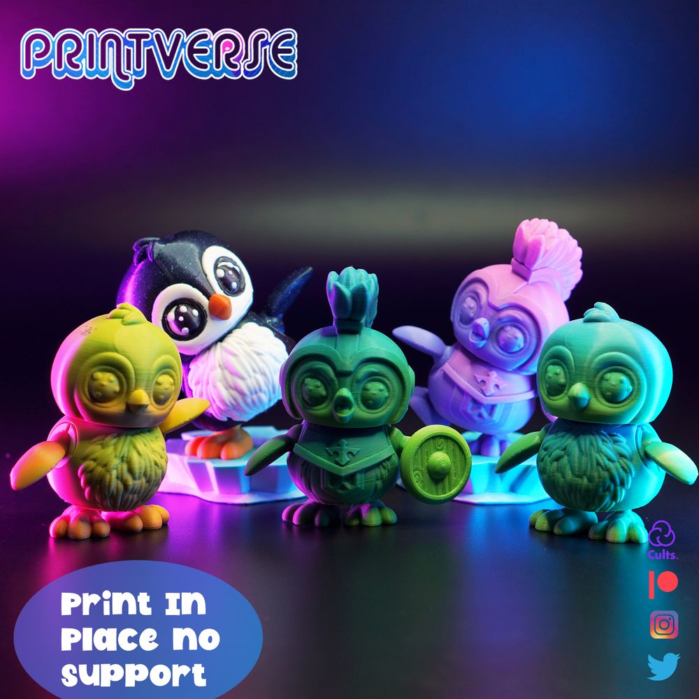 图片[3]-战斗企鹅-3D合纵社-3D打印模型STL格式3mf格式免费下载！