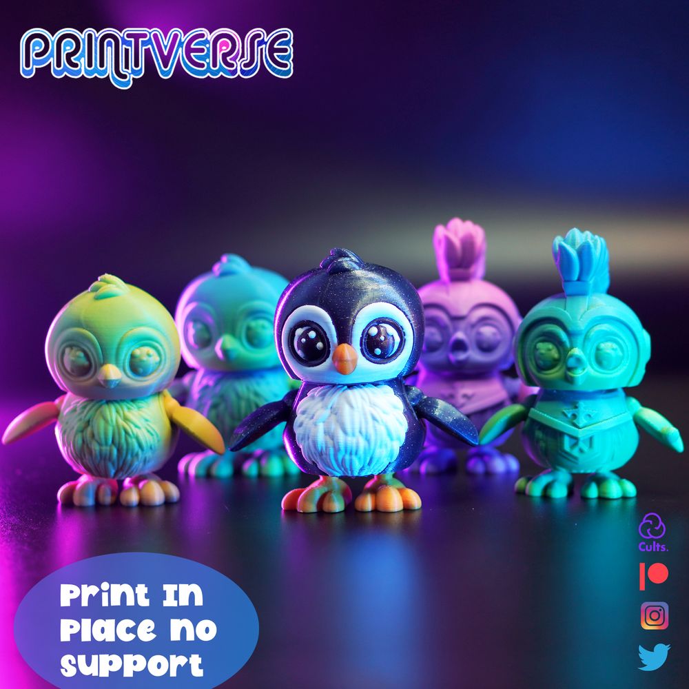 图片[2]-战斗企鹅-3D合纵社-3D打印模型STL格式3mf格式免费下载！