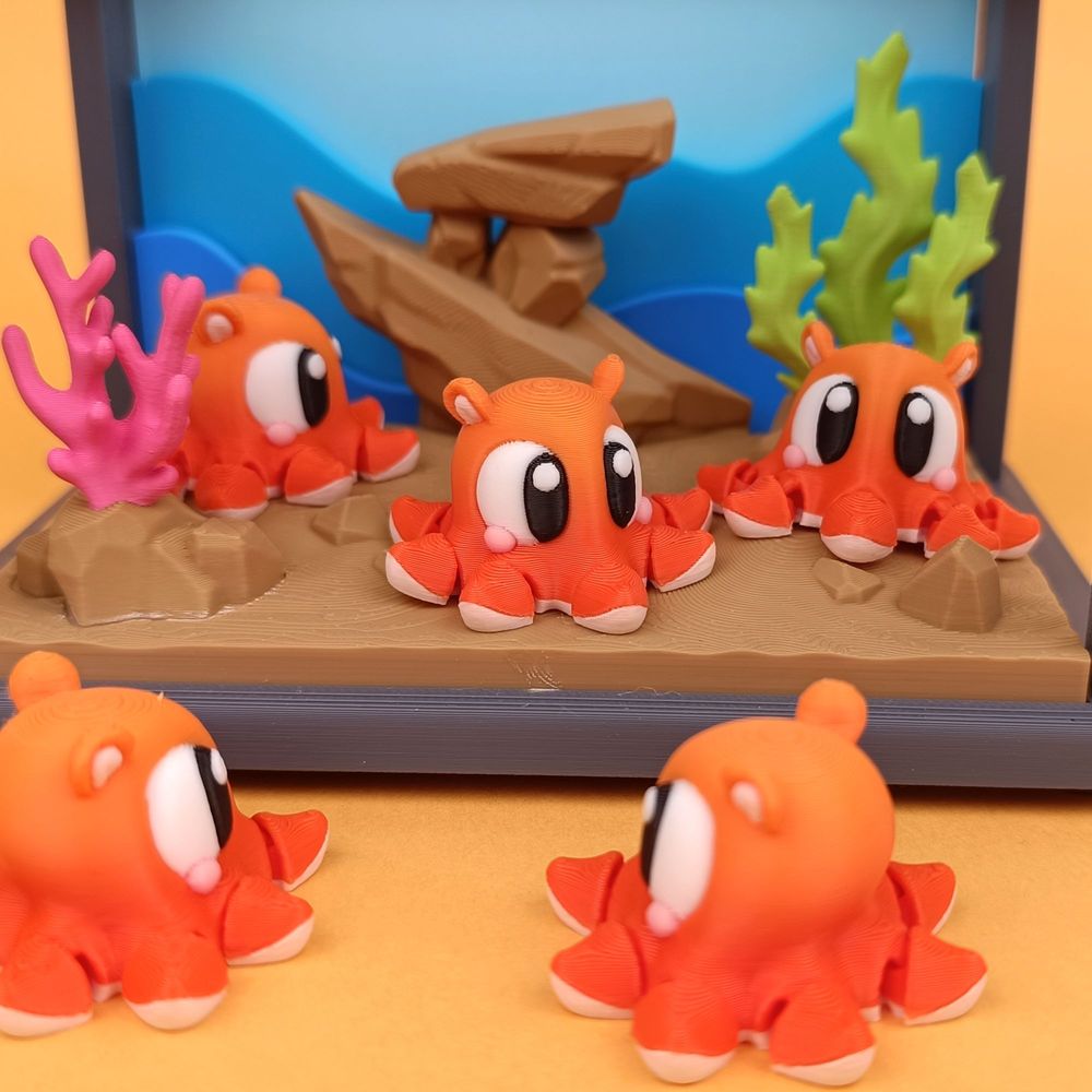 图片[2]-烙饼章鱼-3D合纵社-3D打印模型STL格式3mf格式免费下载！