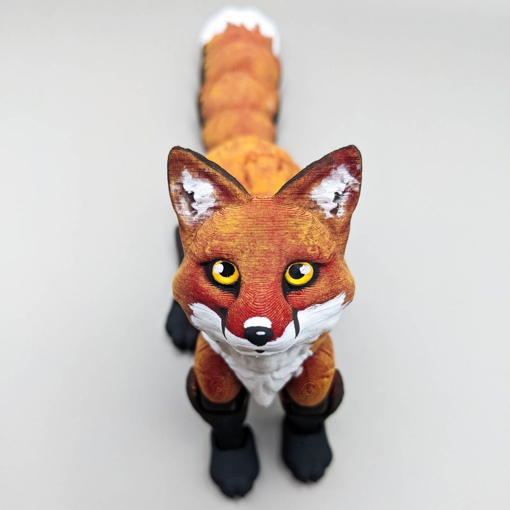 图片[4]-狐狸Kekreations- Arctic Fox @Print3DWorld-3D合纵社-3D打印模型STL格式3mf格式免费下载！