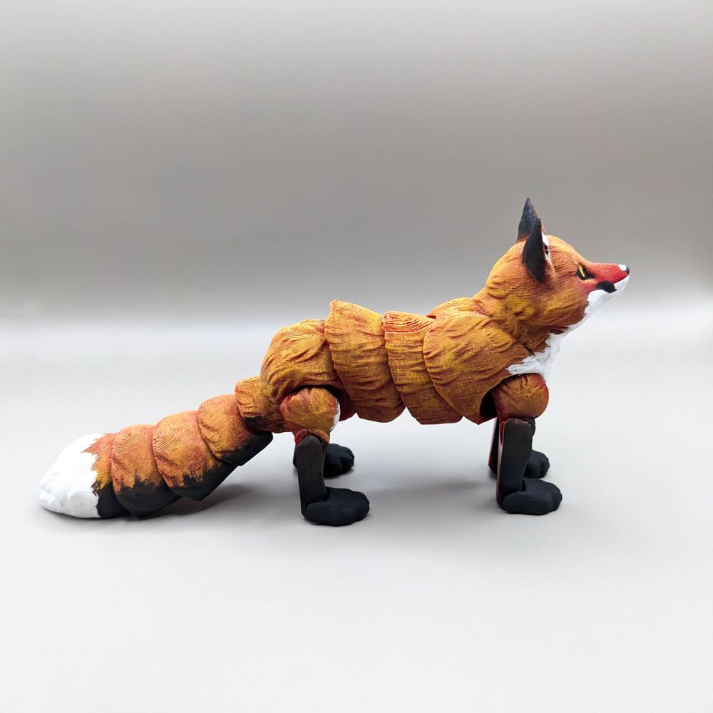 图片[3]-狐狸Kekreations- Arctic Fox @Print3DWorld-3D合纵社-3D打印模型STL格式3mf格式免费下载！
