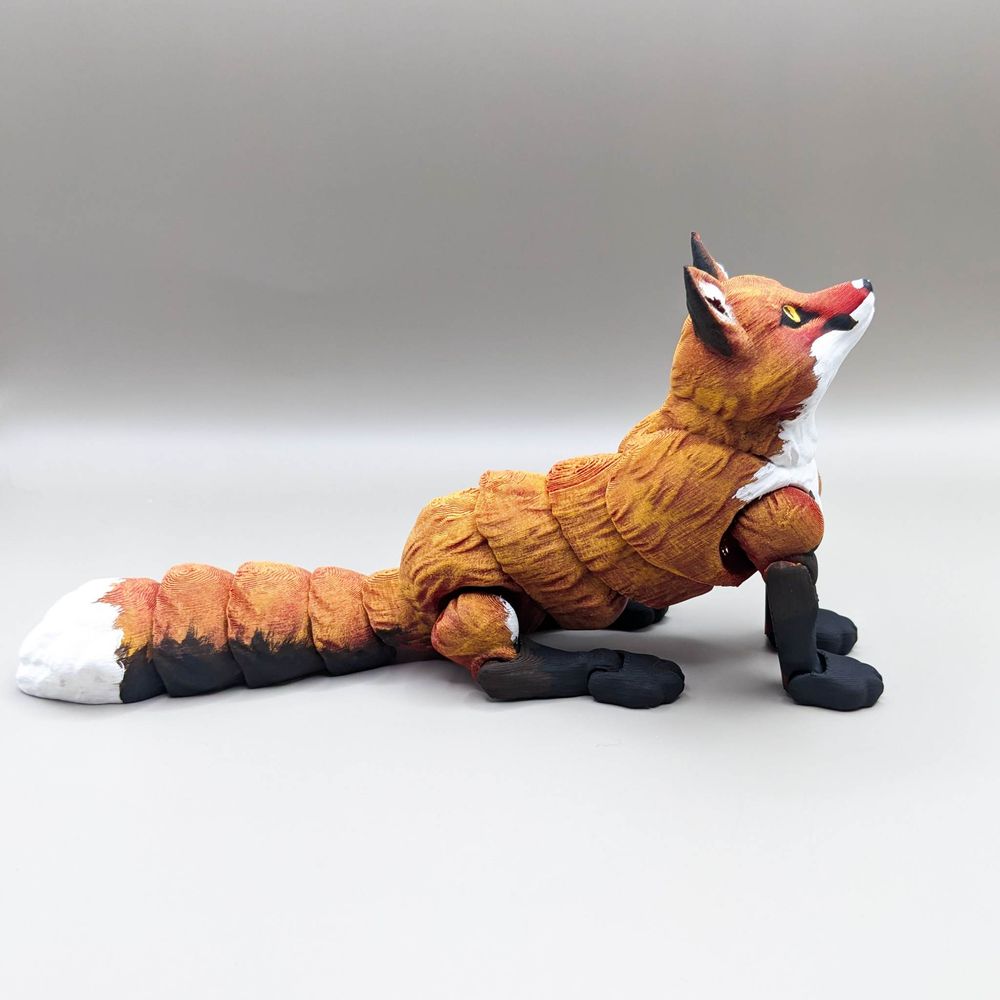 图片[2]-狐狸Kekreations- Arctic Fox @Print3DWorld-3D合纵社-3D打印模型STL格式3mf格式免费下载！