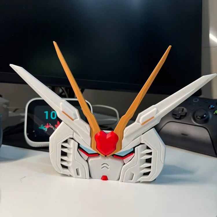 苹果笔记本高达支架-3D合纵社-3D打印模型STL格式3mf格式免费下载！