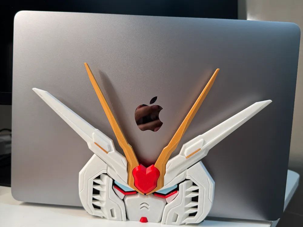 图片[2]-苹果笔记本高达支架-3D合纵社-3D打印模型STL格式3mf格式免费下载！