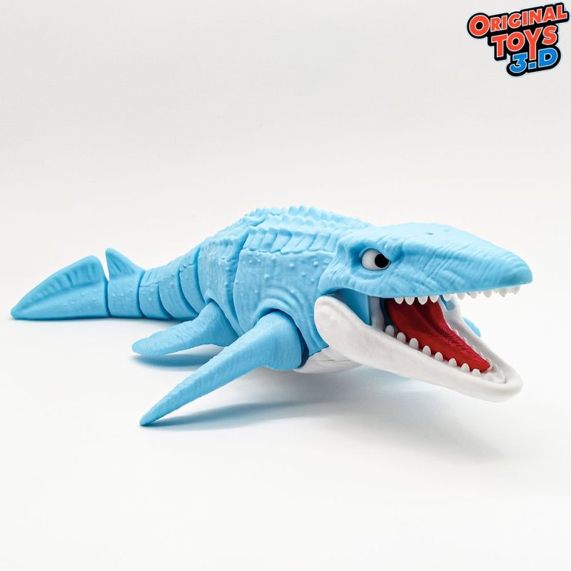 沧龙Original Toys 3D Mosasaurus-3D合纵社-3D打印模型STL格式3mf格式免费下载！