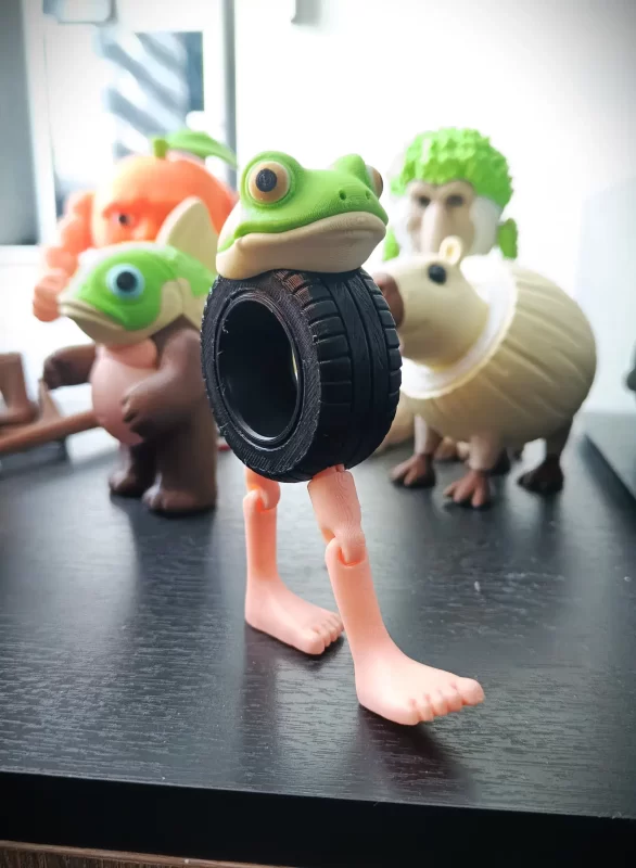 邦卡·安巴拉布轮胎青蛙-3D合纵社-3D打印模型STL格式3mf格式免费下载！