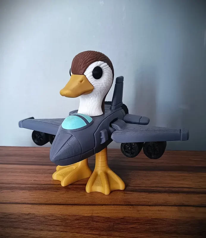 Bombombini Gusini飞机鸭子-3D合纵社-3D打印模型STL格式3mf格式免费下载！