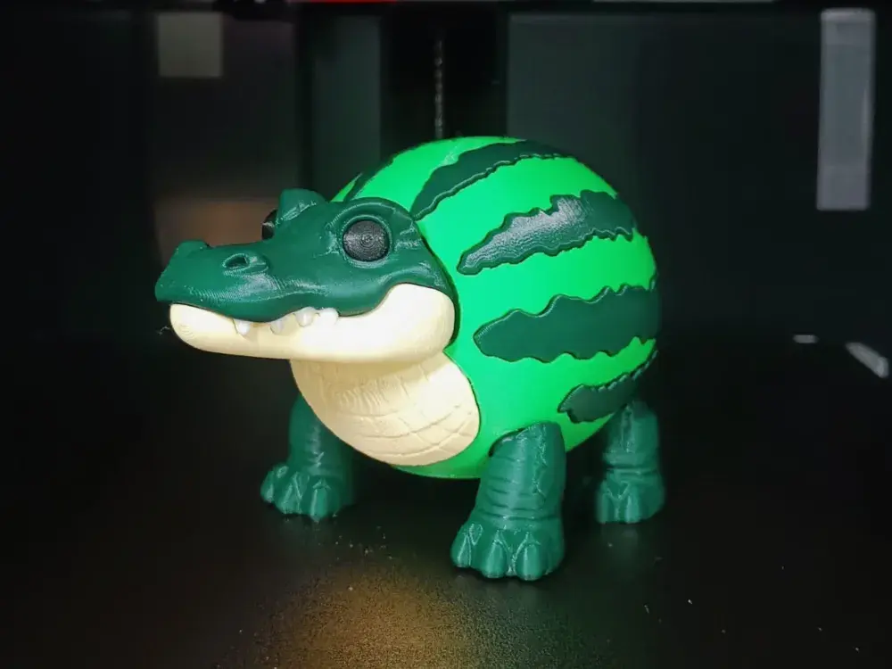 图片[3]-西瓜鳄鱼 Glorbo fruttodrillo-3D合纵社-3D打印模型STL格式3mf格式免费下载！