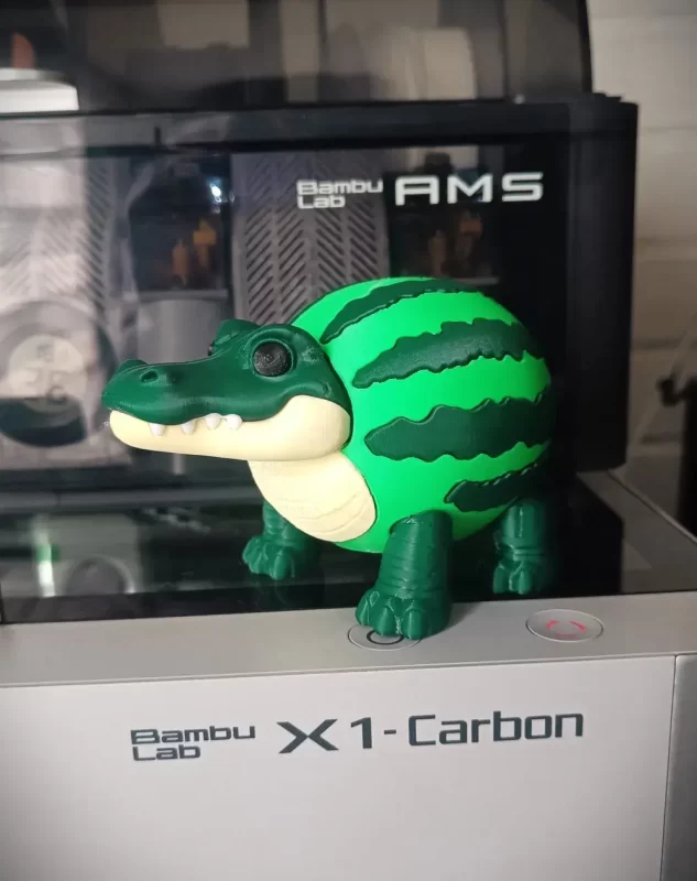 西瓜鳄鱼 Glorbo fruttodrillo-3D合纵社-3D打印模型STL格式3mf格式免费下载！