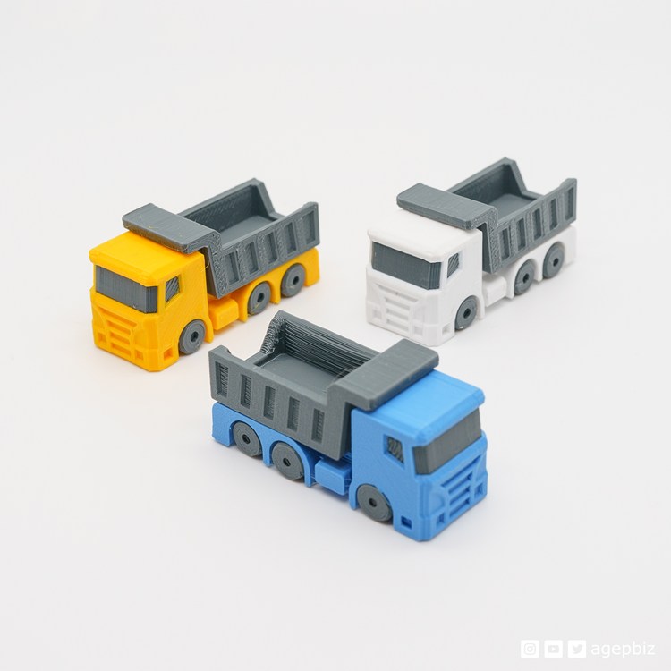 自卸卡车-3D合纵社-3D打印模型STL格式3mf格式免费下载！