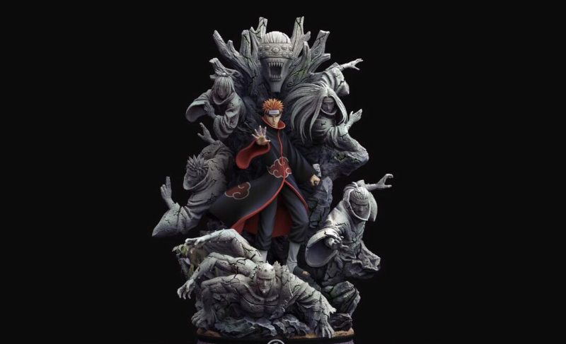 佩恩六道-3D合纵社-3D打印模型STL格式3mf格式免费下载！