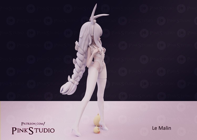 图片[4]-兔女郎-3D合纵社-3D打印模型STL格式3mf格式免费下载！