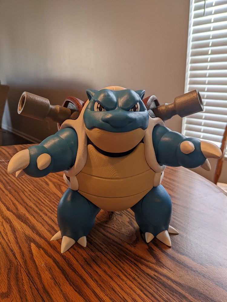 图片[3]-【宠物小精灵】水箭龟-3D合纵社-3D打印模型STL格式3mf格式免费下载！