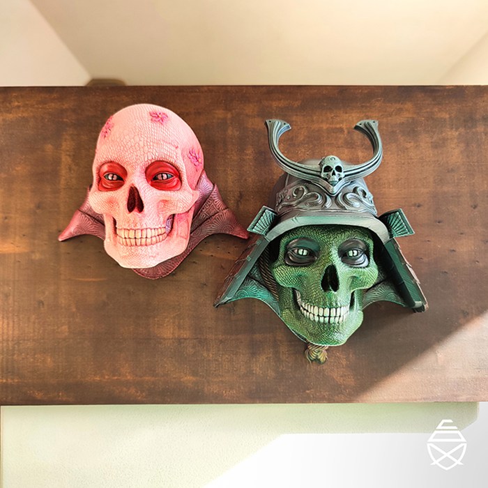 图片[2]-骷髅武士头（墙面挂饰装饰）-3D合纵社-3D打印模型STL格式3mf格式免费下载！