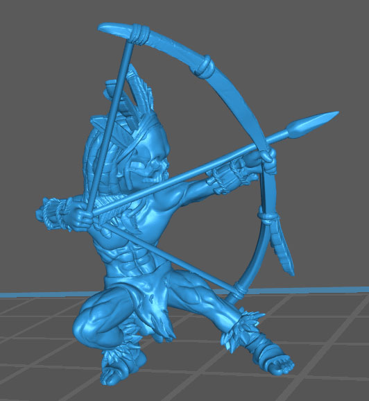 图片[4]-【战棋】哈夫林野人【战棋】Gloomy Kid – Dark Sun – Halflings-3D合纵社-3D打印模型STL格式3mf格式免费下载！