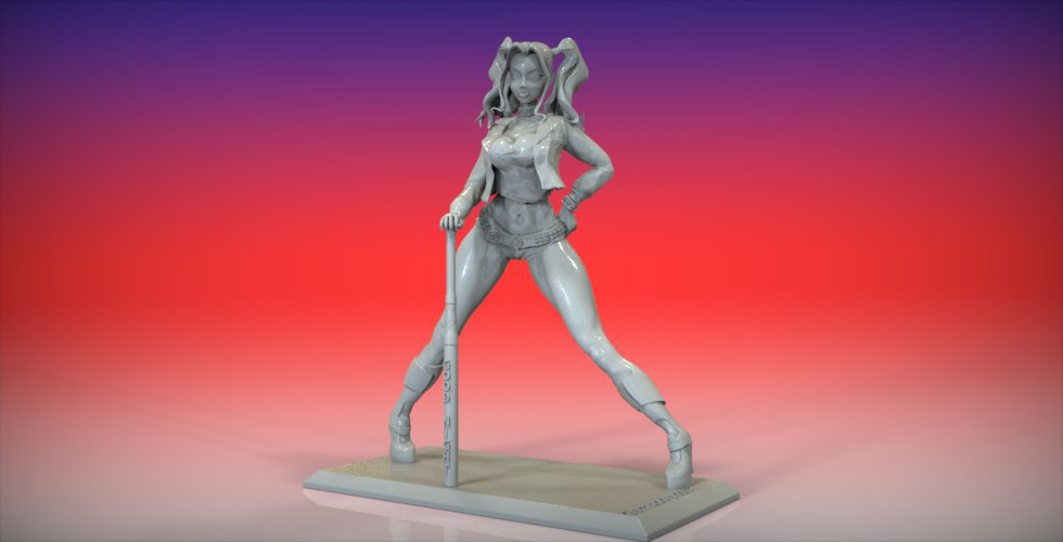 图片[4]-【DC英雄】Harley Quinn 哈莉奎因-3D合纵社-3D打印模型STL格式3mf格式免费下载！