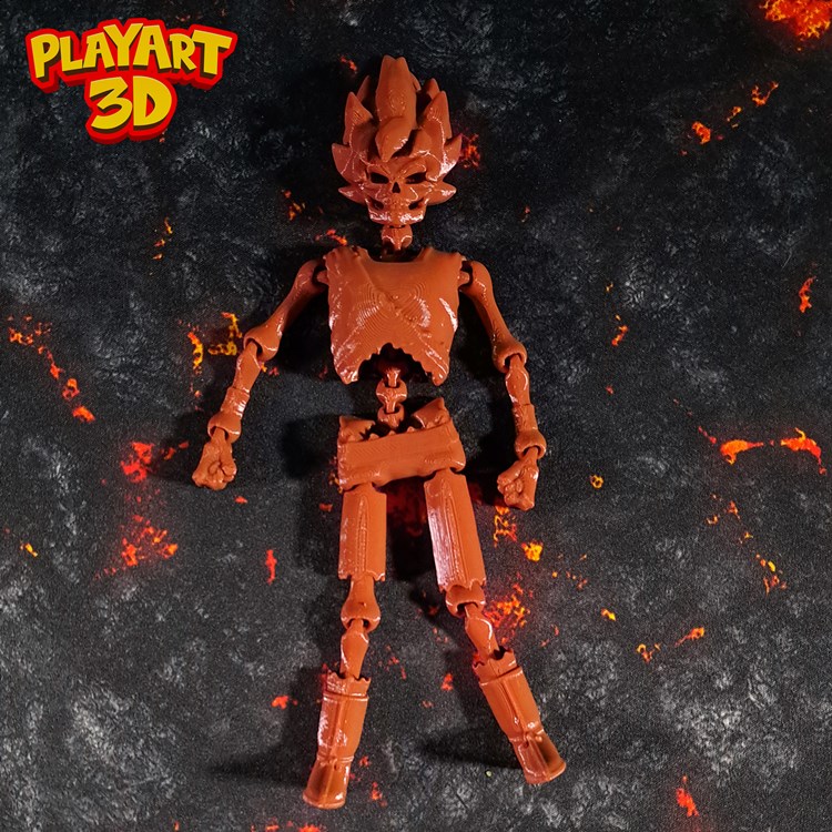 图片[2]-可动骷髅悟空-3D合纵社-3D打印模型STL格式3mf格式免费下载！