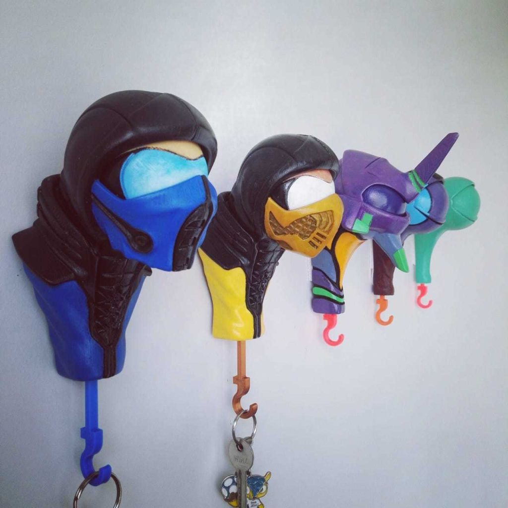 图片[3]-忍者 EVA初号机 血轮眼 星云 钥匙挂扣-3D合纵社-3D打印模型STL格式3mf格式免费下载！