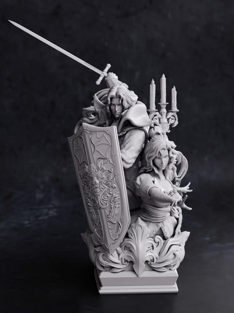 【恶魔城月下夜想曲】阿鲁卡多-3D合纵社-3D打印模型STL格式3mf格式免费下载！