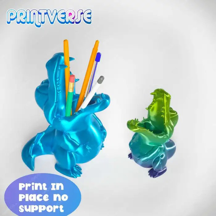 图片[2]-鳄鱼笔筒-3D合纵社-3D打印模型STL格式3mf格式免费下载！