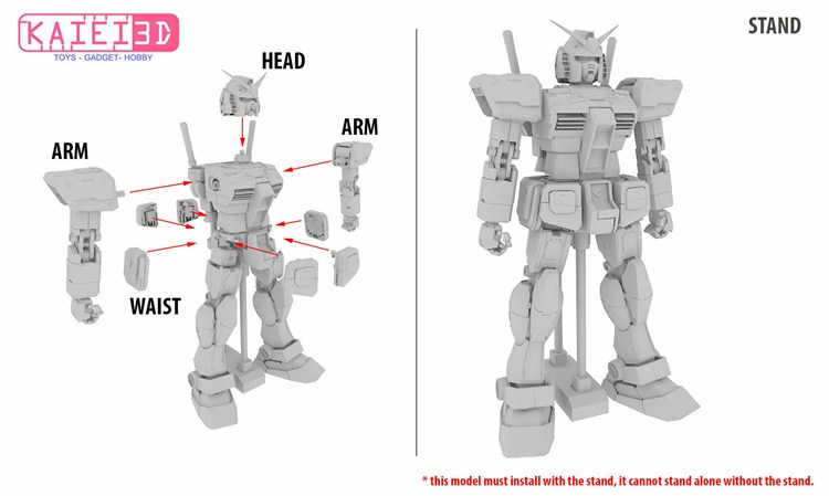 图片[2]-高达RX-78精密拼装版-3D合纵社-3D打印模型STL格式3mf格式免费下载！