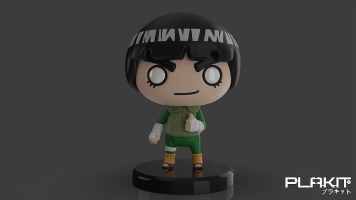 图片[3]-【火影忍者】Q版小李-3D合纵社-3D打印模型STL格式3mf格式免费下载！