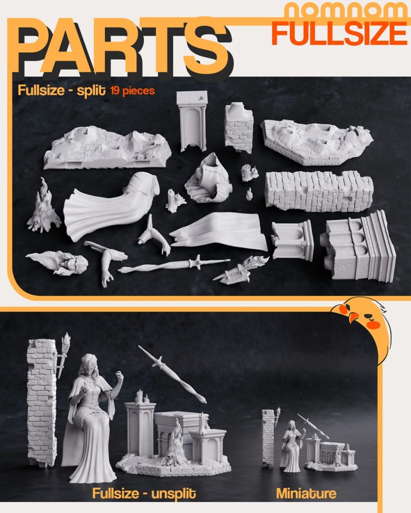 图片[2]-【黑暗之魂】防火女-3D合纵社-3D打印模型STL格式3mf格式免费下载！