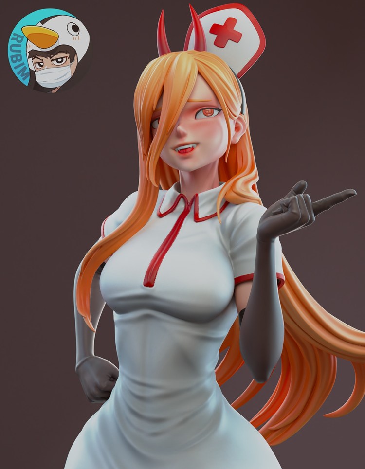 图片[2]-【电锯人】帕瓦-3D合纵社-3D打印模型STL格式3mf格式免费下载！