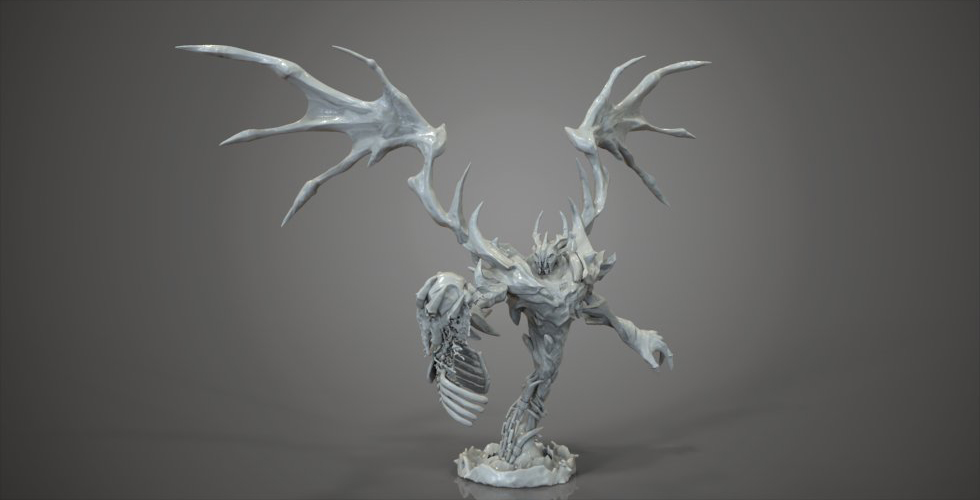 图片[2]-【Dota】 Shadow Fiend 暗影魔王-3D合纵社-3D打印模型STL格式3mf格式免费下载！