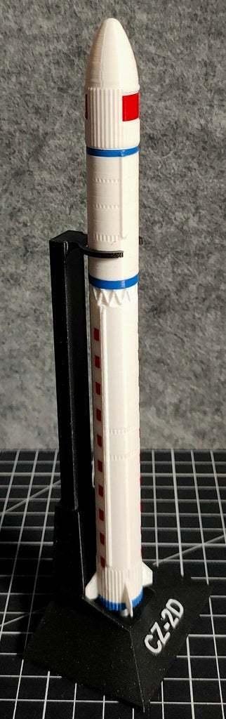 图片[2]-长征2号火箭-3D合纵社-3D打印模型STL格式3mf格式免费下载！