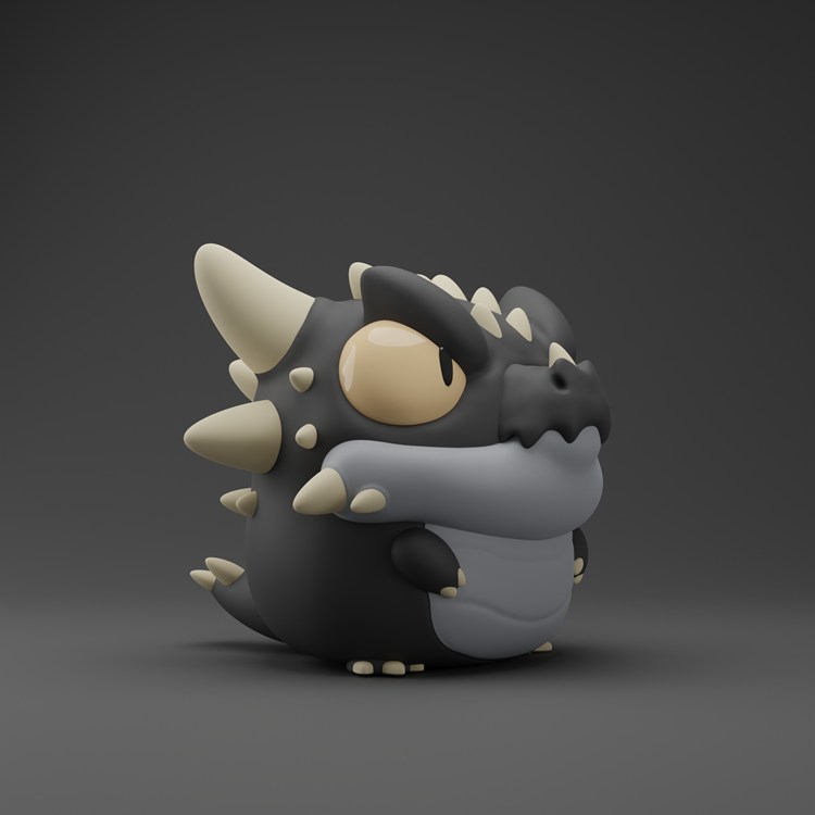 【格鲁皮怪物】黑龙-3D合纵社-3D打印模型STL格式3mf格式免费下载！