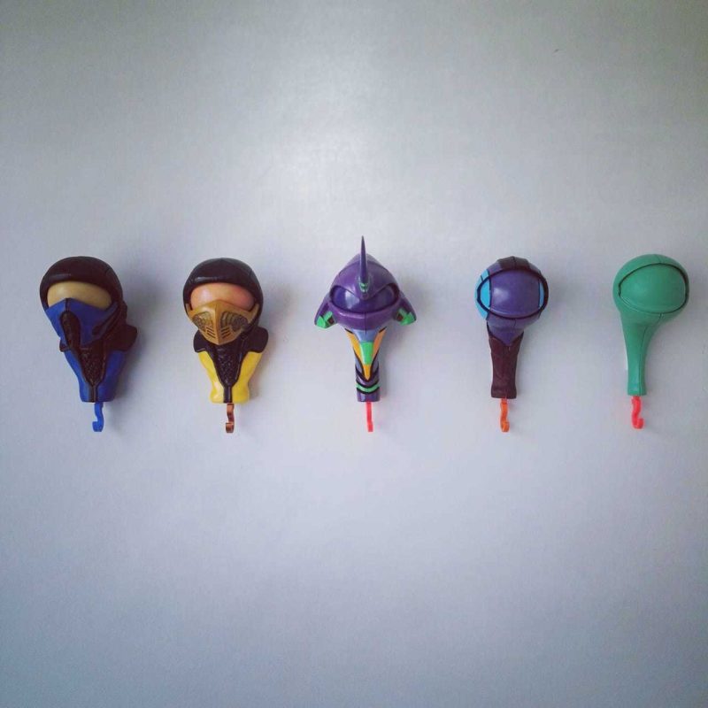 忍者 EVA初号机 血轮眼 星云 钥匙挂扣-3D合纵社-3D打印模型STL格式3mf格式免费下载!